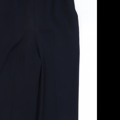 St Michael Womens Blue   Cropped Trousers Size 14 L25.5 in