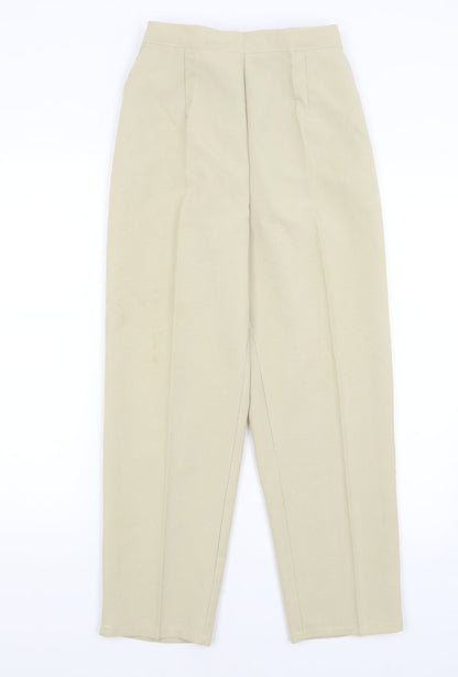 Womens UK Size 12 Preworn Regular Fit  Yellow Trousers