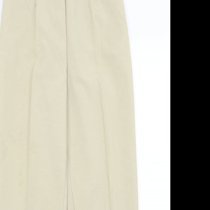 Womens UK Size 12 Preworn Regular Fit  Yellow Trousers