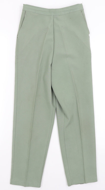 Womens UK Size 10 Saira of Manchester Regular Fit Dress Pants Green Trousers