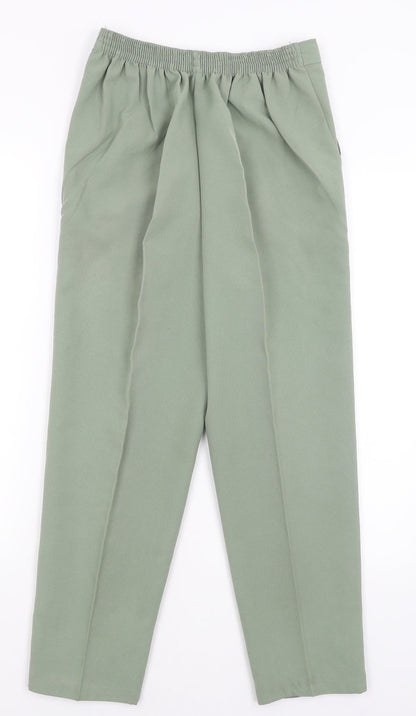 Womens UK Size 10 Saira of Manchester Regular Fit Dress Pants Green Trousers