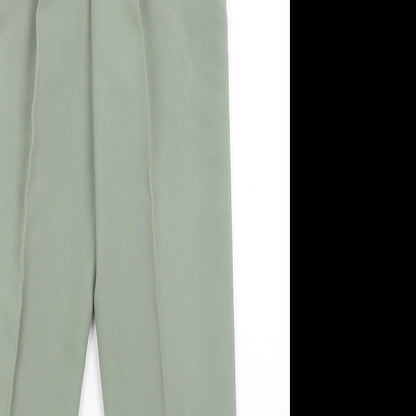 Womens UK Size 10 Saira of Manchester Regular Fit Dress Pants Green Trousers