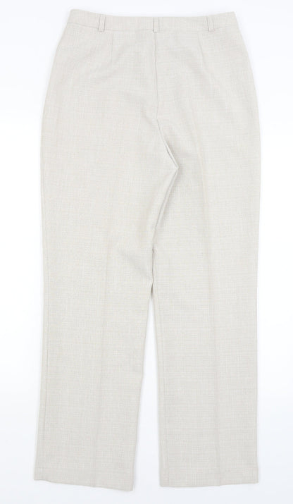 M&S Womens Grey   Dress Pants Trousers Size 10 L29 in