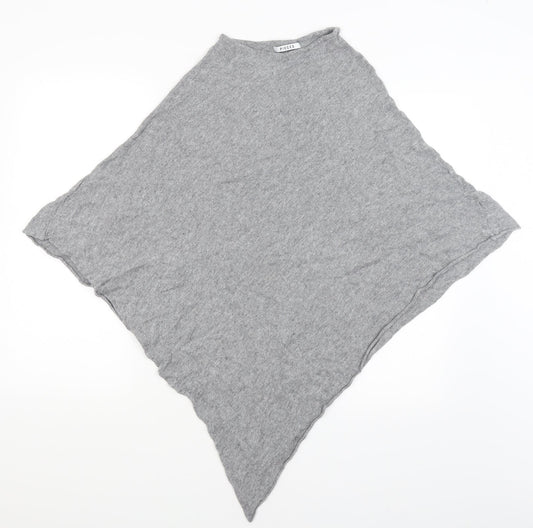 Pieces Womens Grey   Shrug Jumper One Size