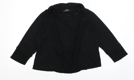 George Womens Black   Wrap Jumper Size 14