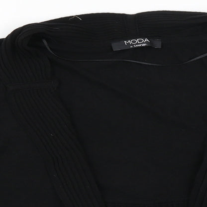 George Womens Black   Wrap Jumper Size 14