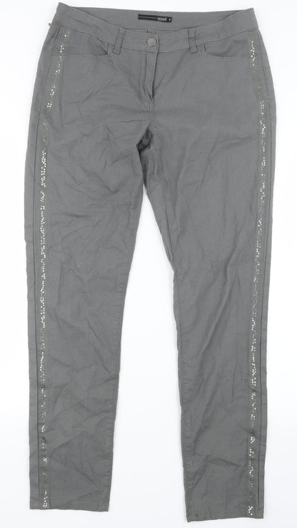 Trend Womens Grey   Trousers  Size 33 in L30.5 in