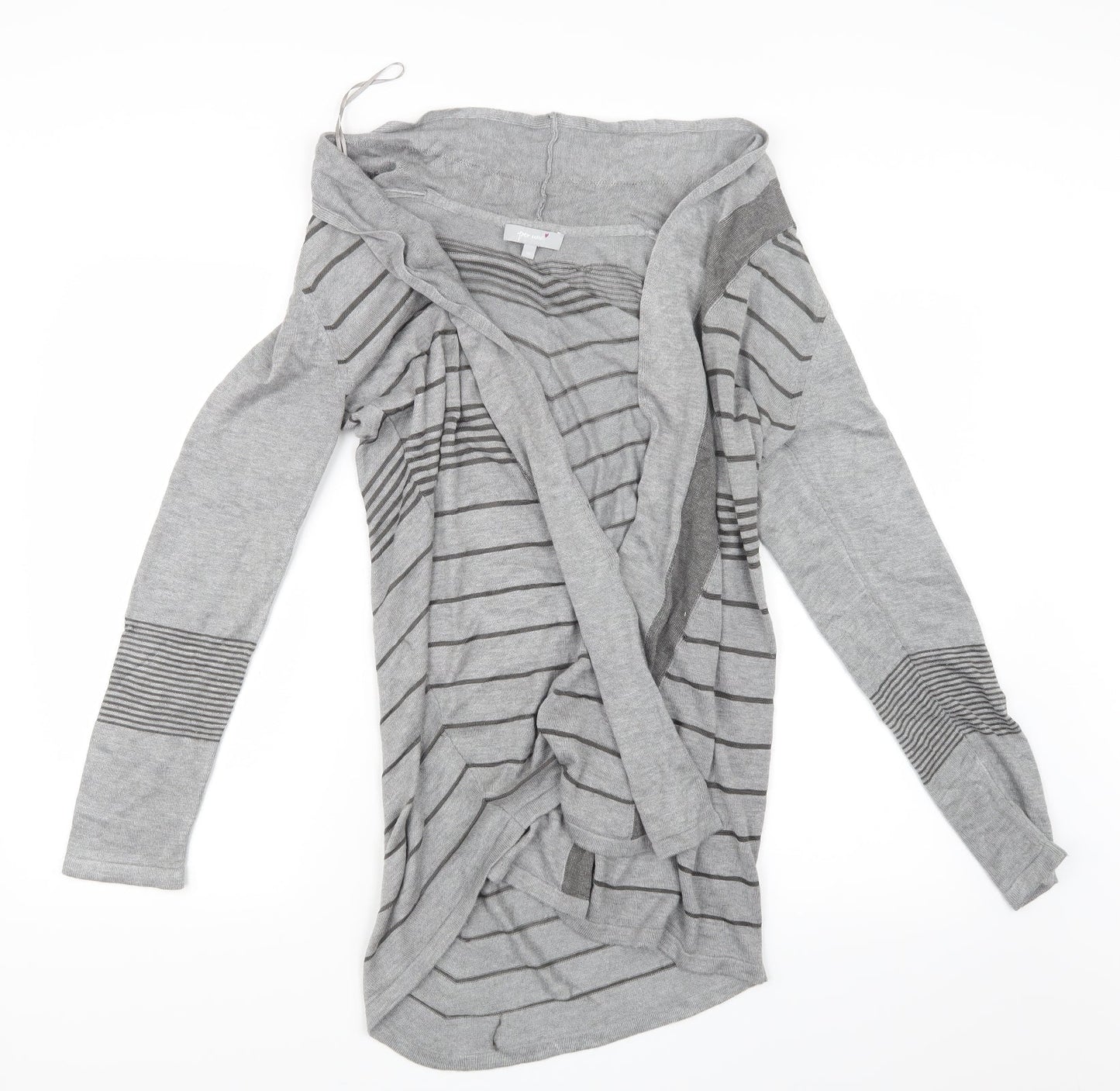 Per Una Womens Grey   Cardigan Jumper Size 14