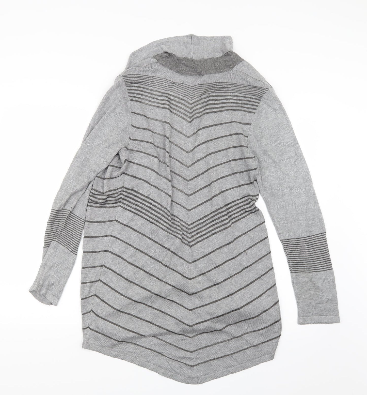 Per Una Womens Grey   Cardigan Jumper Size 14