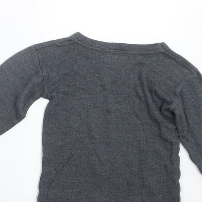 britwear.co.uk Boys Grey   Basic T-Shirt Size 3-4 Years