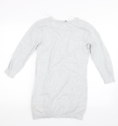 Dorothy Perkins Womens Grey   Pullover Jumper Size 10