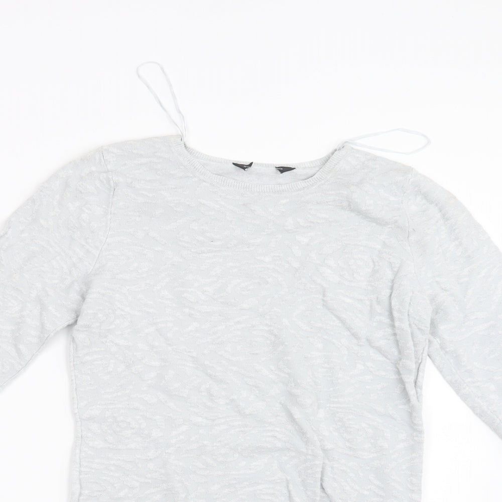 Dorothy Perkins Womens Grey   Pullover Jumper Size 10