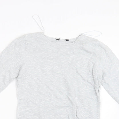 Dorothy Perkins Womens Grey   Pullover Jumper Size 10