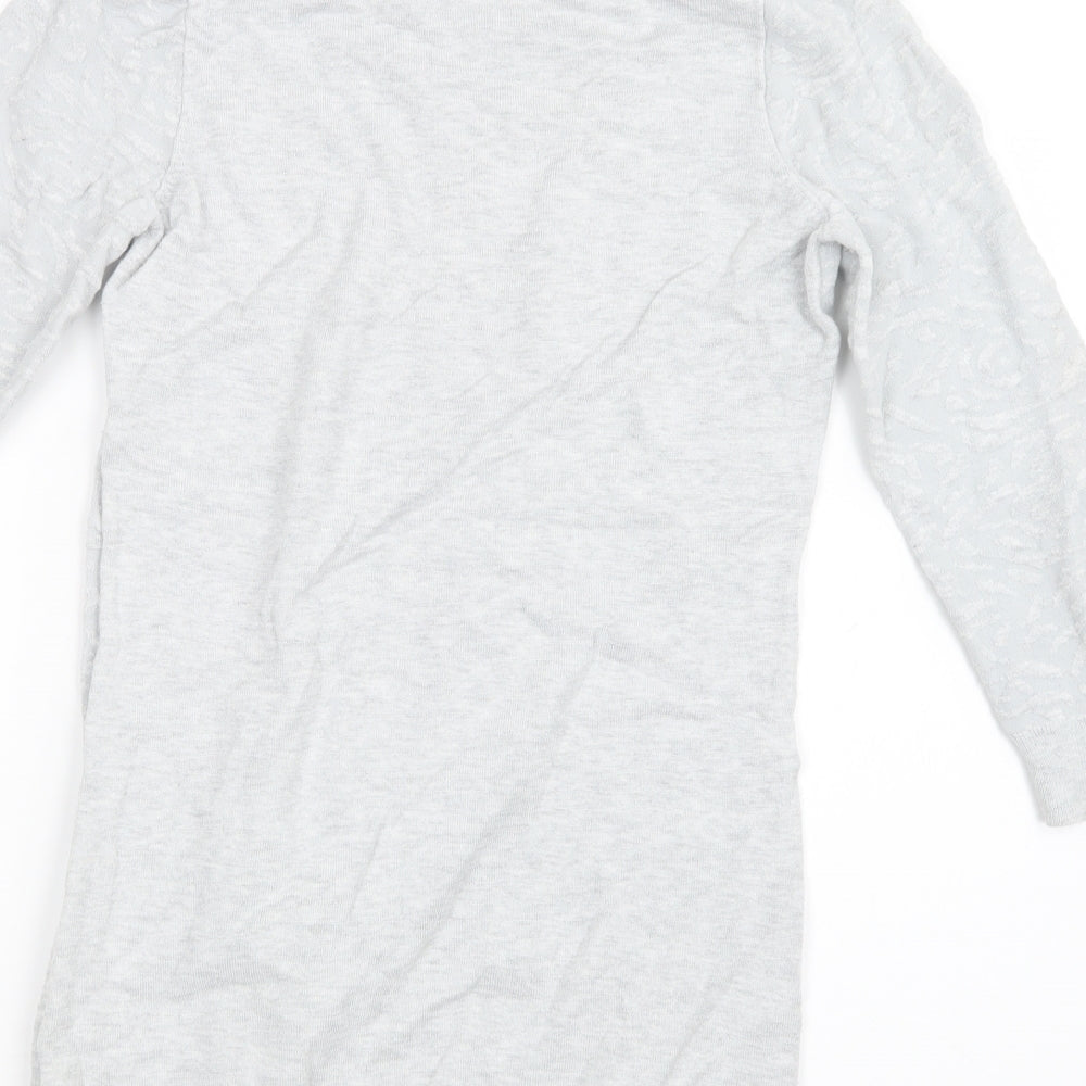 Dorothy Perkins Womens Grey   Pullover Jumper Size 10