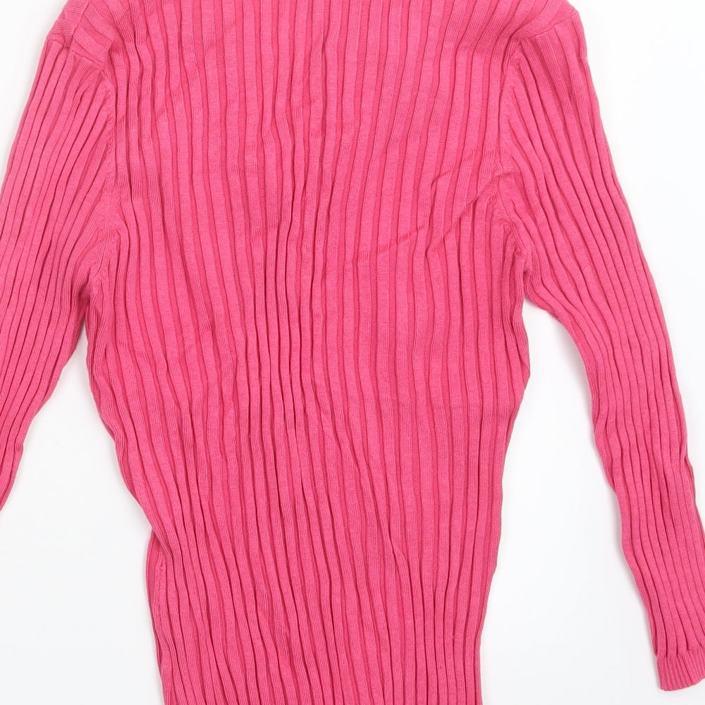 Soya Womens Pink   Pullover Jumper Size L