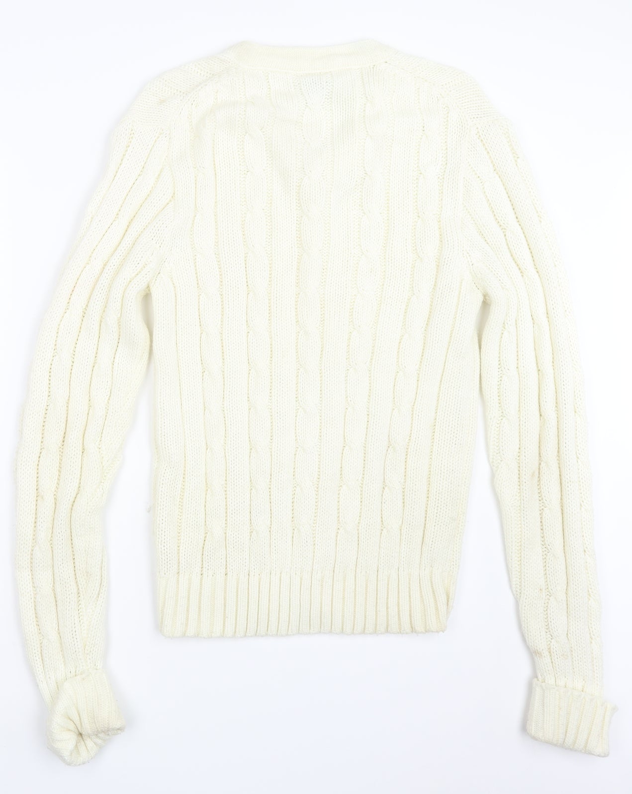 III esl Womens Ivory  Knit Pullover Jumper Size XL