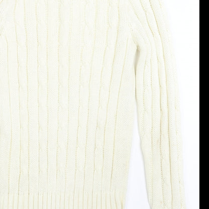 III esl Womens Ivory  Knit Pullover Jumper Size XL