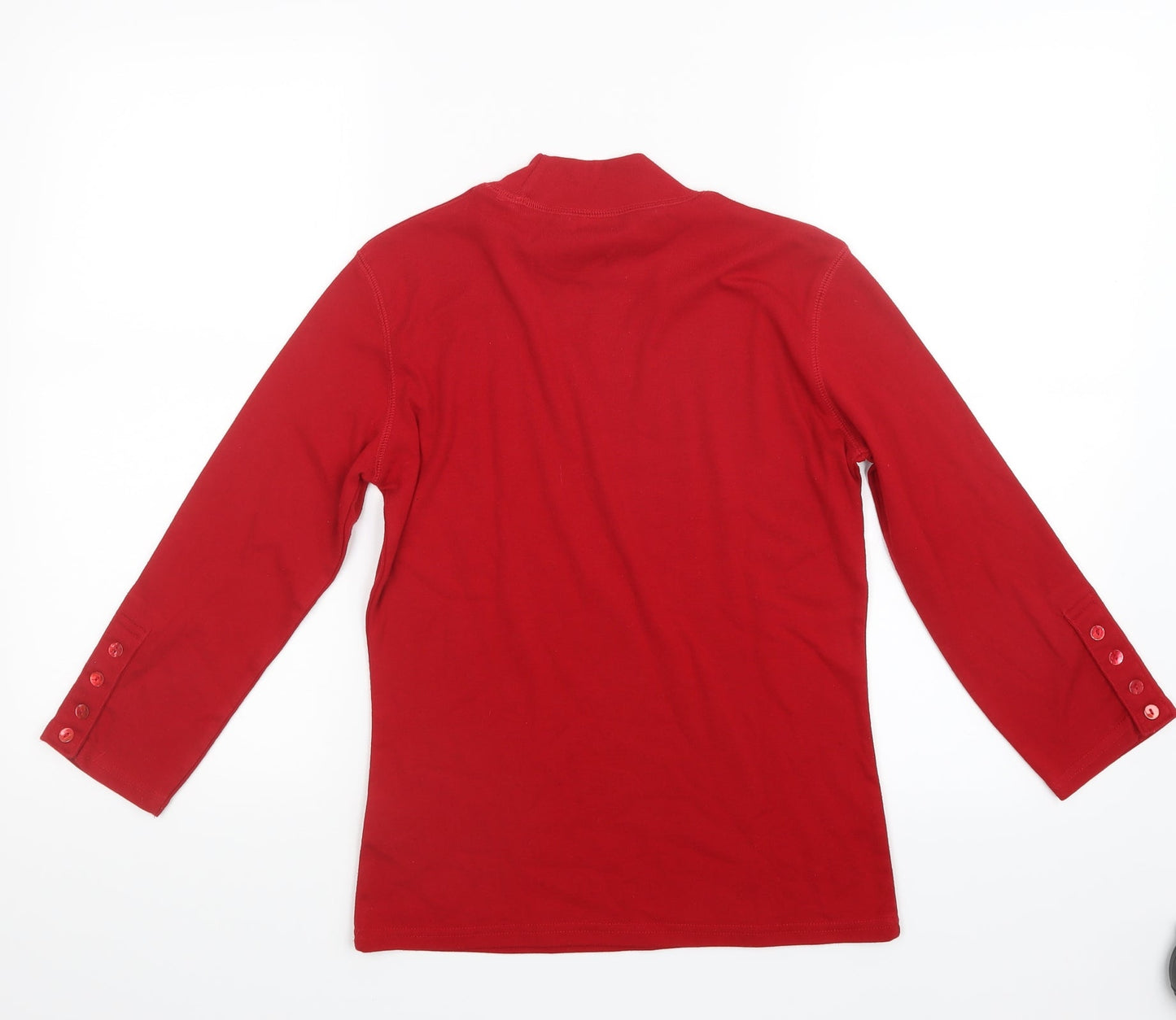 Alexara Womens Red   Basic T-Shirt Size 12