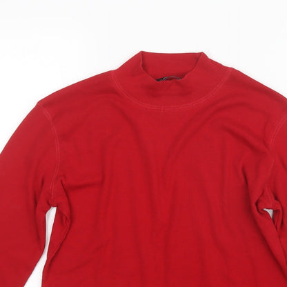 Alexara Womens Red   Basic T-Shirt Size 12