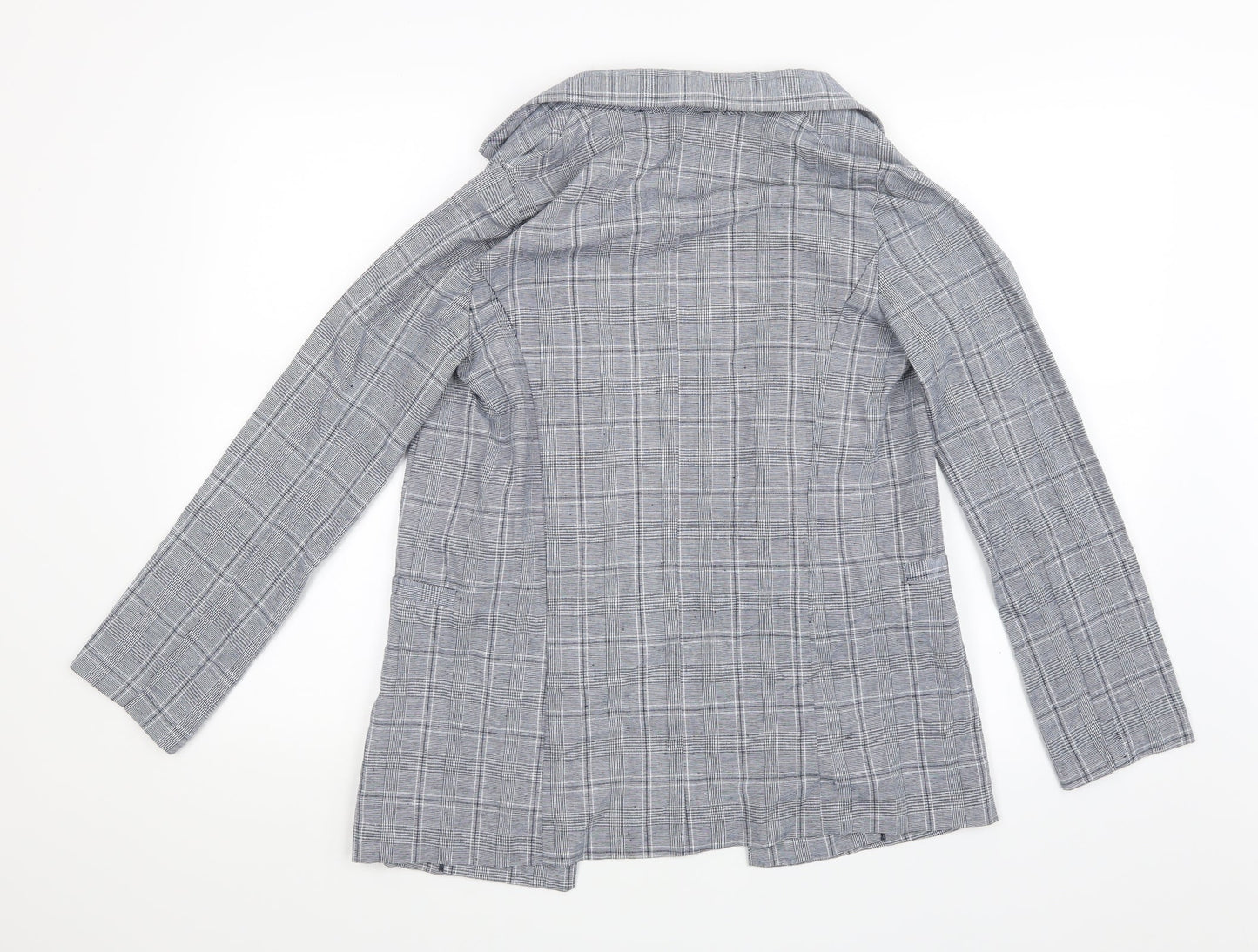Primark Womens Blue Check  Jacket  Size 8