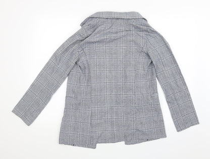 Primark Womens Blue Check  Jacket  Size 8