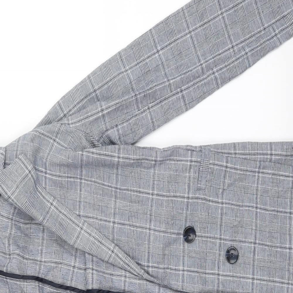 Primark Womens Blue Check  Jacket  Size 8