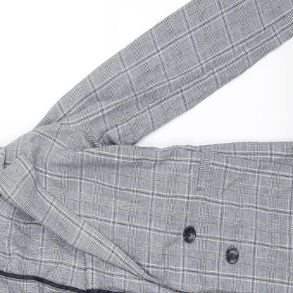 Primark Womens Blue Check  Jacket  Size 8