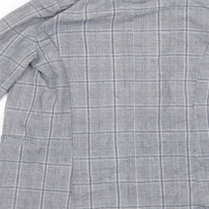 Primark Womens Blue Check  Jacket  Size 8