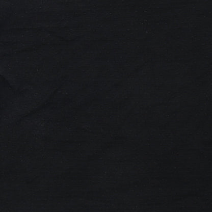 Womens UK Size L Preworn Black Basic T-Shirt