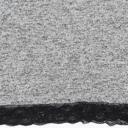 Womens UK Size M H&M Grey Basic T-Shirt
