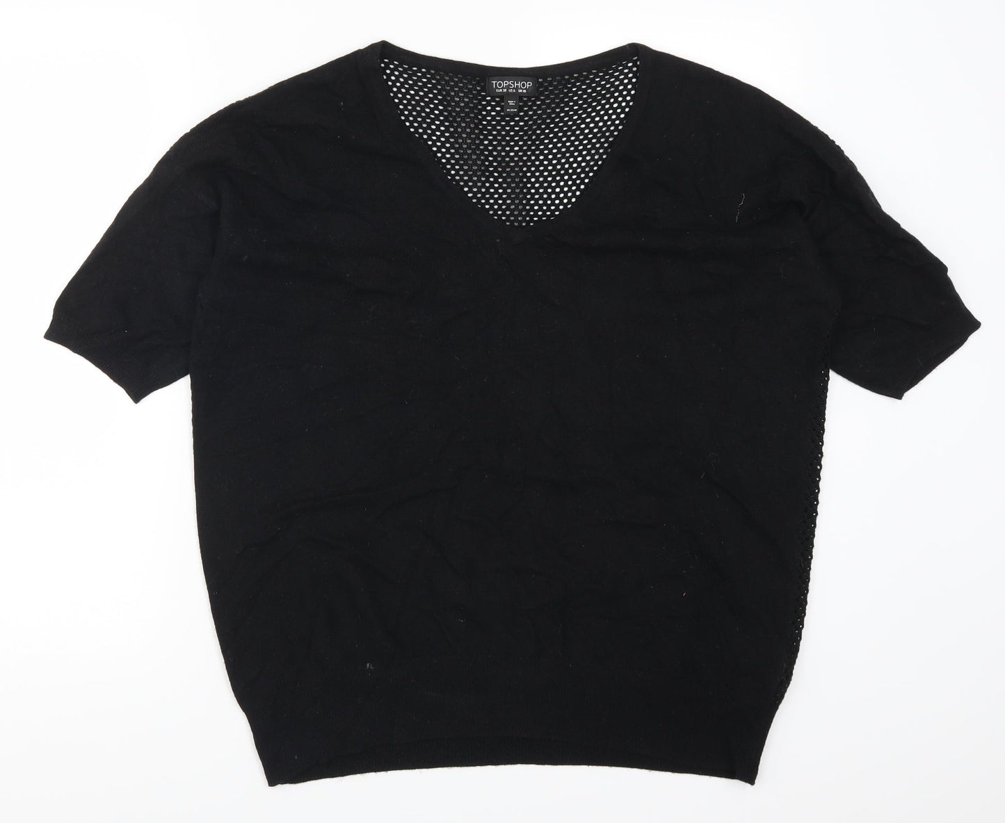 Topshop Womens Black   Pullover Jumper Size 10