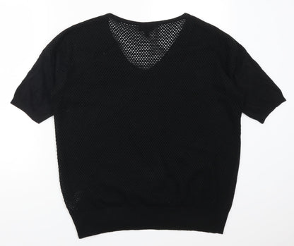 Topshop Womens Black   Pullover Jumper Size 10