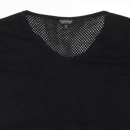 Topshop Womens Black   Pullover Jumper Size 10