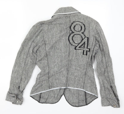 Womens UK Size S VILA Grey Jacket