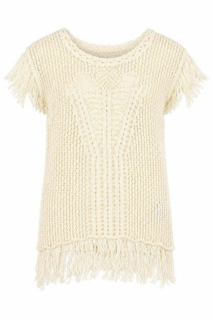 New Look Womens Beige  Knit Pullover Jumper Size S
