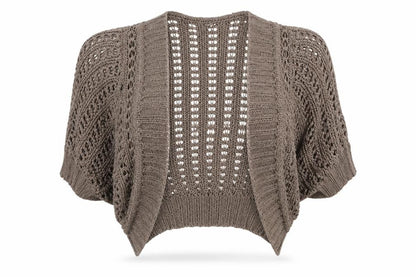 Amisu Womens Brown  Knit Cardigan Jumper Size S