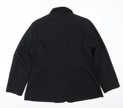 OPUS Womens Black   Jacket Suit Jacket Size 18