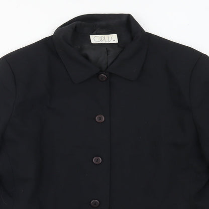 OPUS Womens Black   Jacket Suit Jacket Size 18