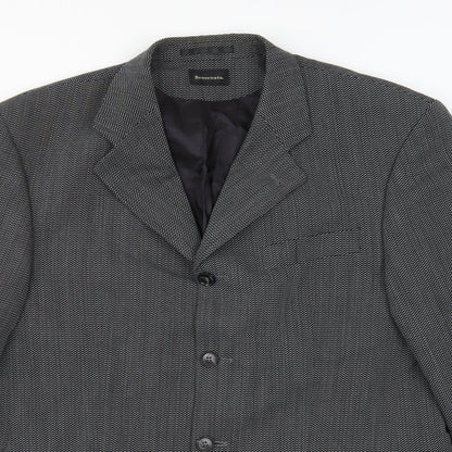 Mens UK Size 40 Benvenuto Regular Grey Suit Jacket