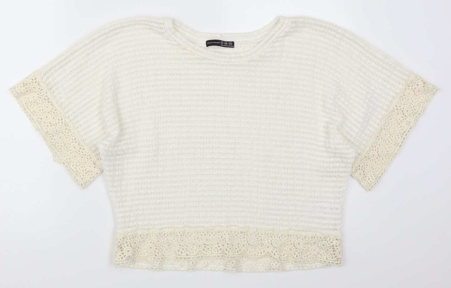 Atmosphere Womens White   Basic T-Shirt Size 12