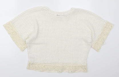 Atmosphere Womens White   Basic T-Shirt Size 12