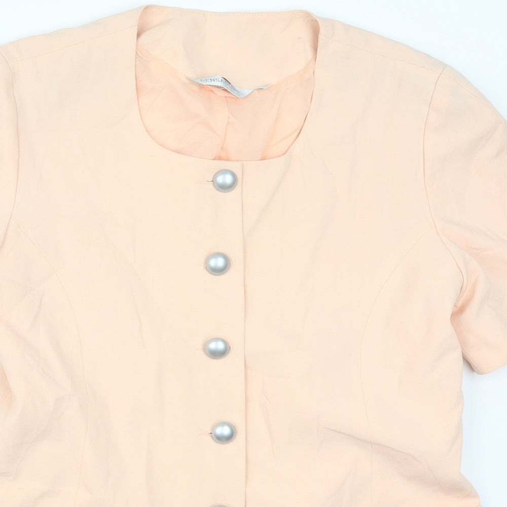 Sensations Womens Pink   Jacket  Size 16