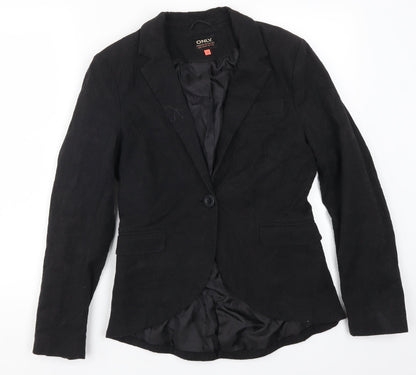 Only Womens Black   Jacket Suit Jacket Size 10