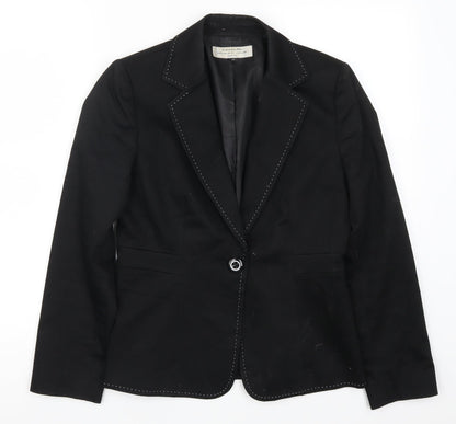 Womens UK Size 4 Tahari Petites Black Suit Jacket