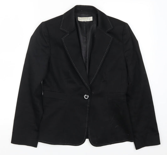 Womens UK Size 4 Tahari Petites Black Suit Jacket