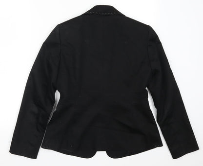 Womens UK Size 4 Tahari Petites Black Suit Jacket