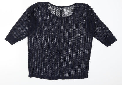 Womens UK Size 8 NEXT Blue Basic T-Shirt