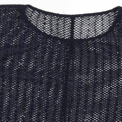 Womens UK Size 8 NEXT Blue Basic T-Shirt