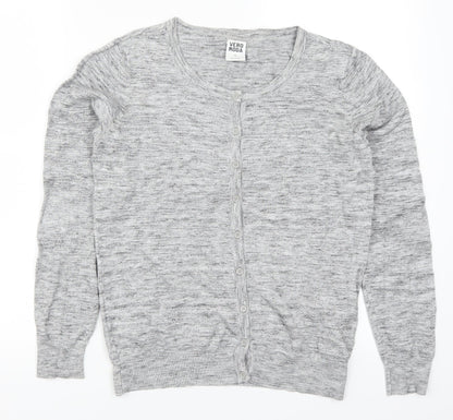 Vero Moda Womens Grey   Cardigan Jumper Size M
