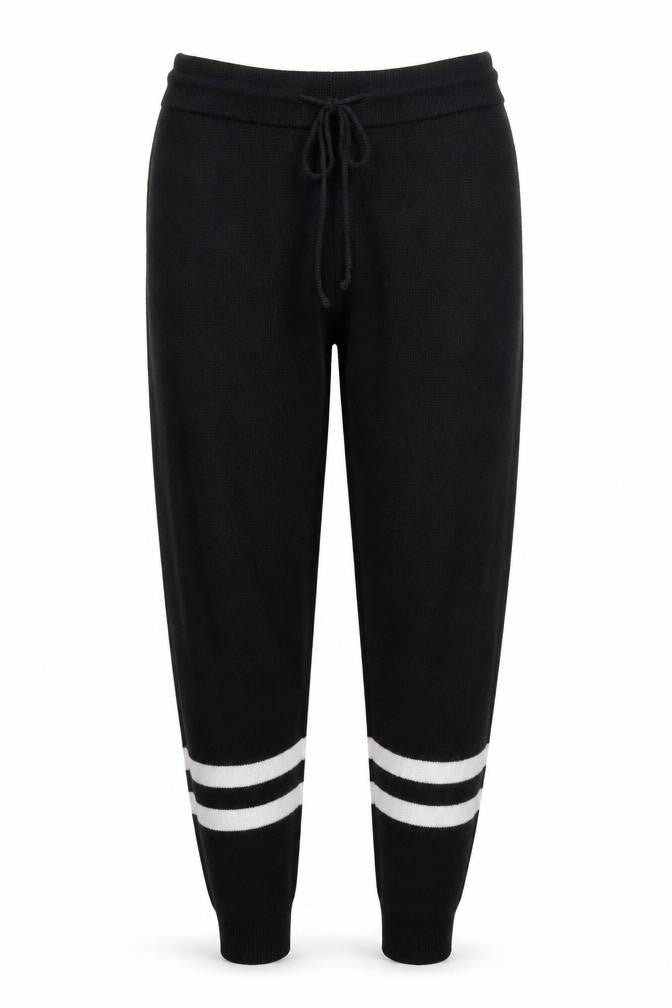 Womens UK Size 24 in Preworn Regular Fit Sweatpants Black Trousers